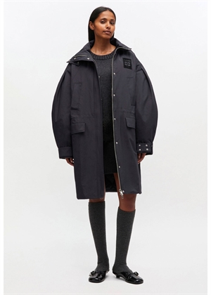Ripstop tri-layer parka coat Phantom W1012 Ganni 